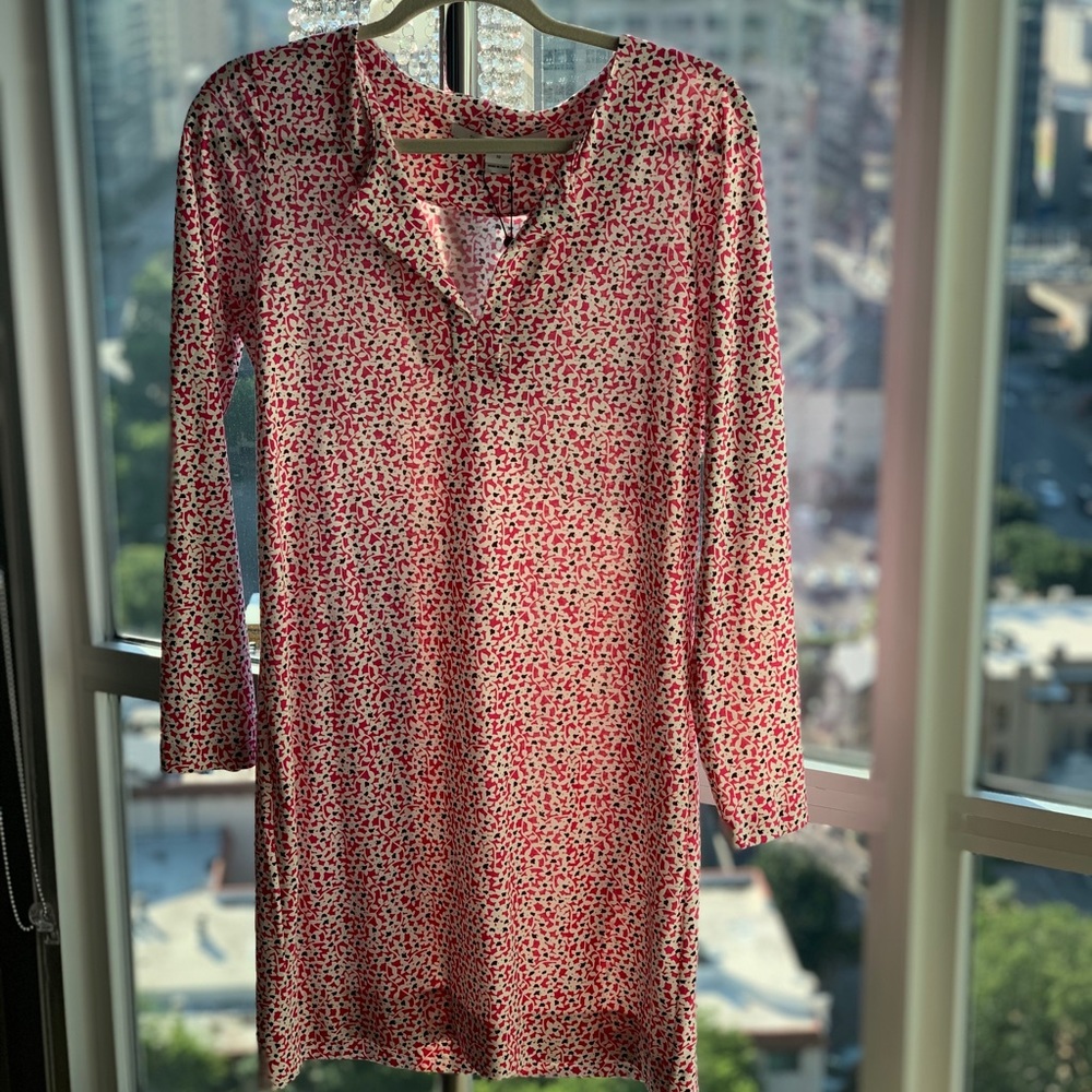 NWT DVF Reina Dress in Sea Daisy Size 10